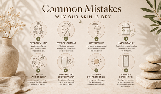 Common Mistakes That Can Leave Skin Feeling Dry