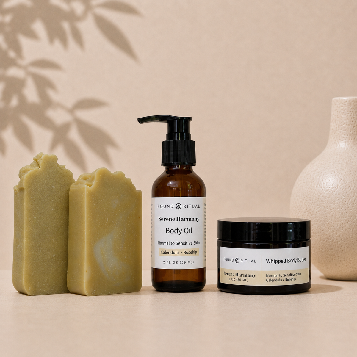 Serene Harmony | Mini Body Care Discovery Set for Normal to Sensitive Skin