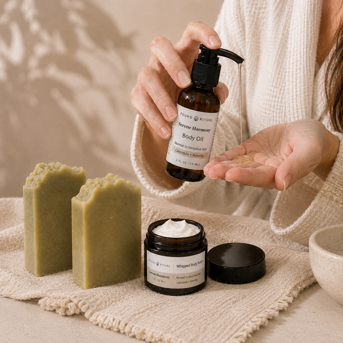 Serene Harmony | Mini Body Care Discovery Set for Normal to Sensitive Skin