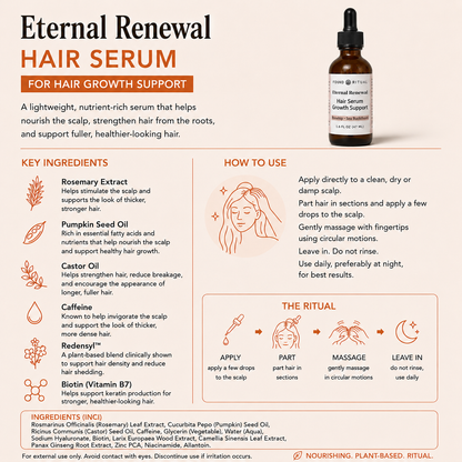 Eternal Renewal | Hair Growth Support Serum for Mature Hair