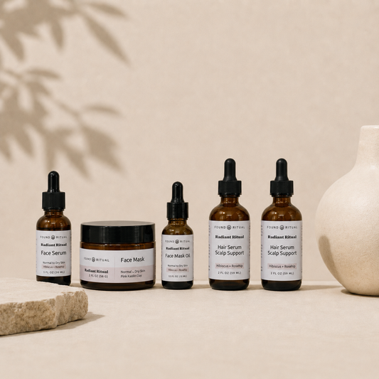 Radiant Ritual | Face, Scalp, and Hair Nourishment Ritual for Normal to Dry Skin