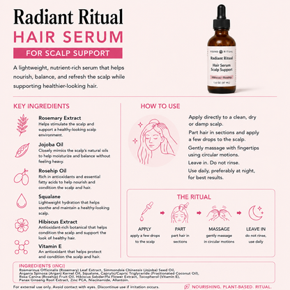Radiant Ritual | Hair Serum Scalp Support