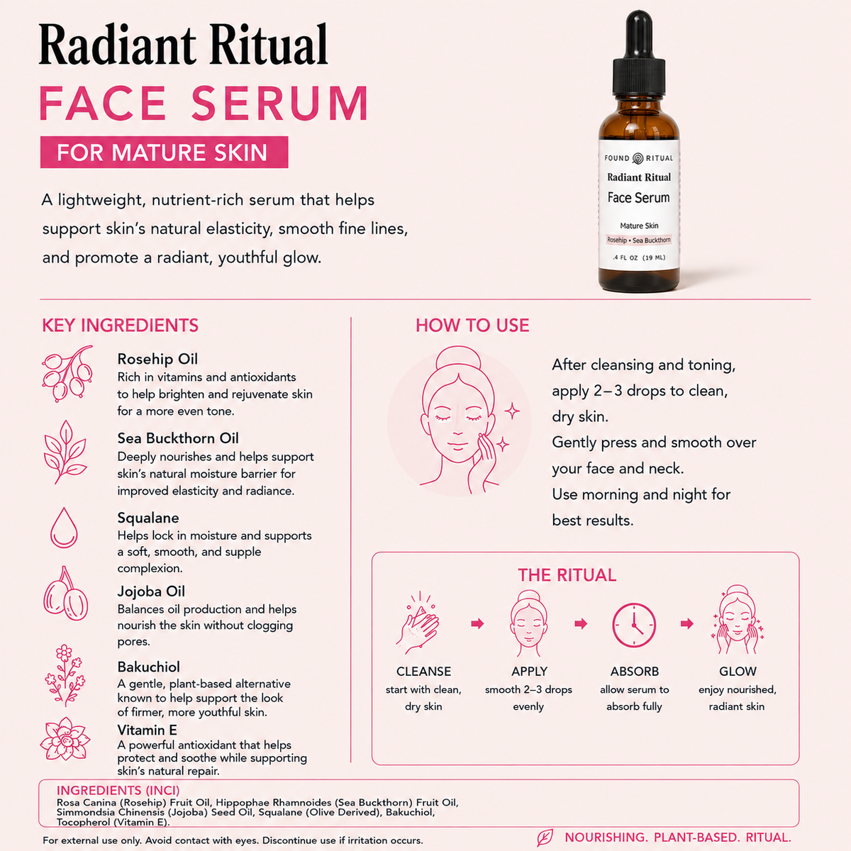 Radiant Ritual | Face Serum for Normal to Dry Skin